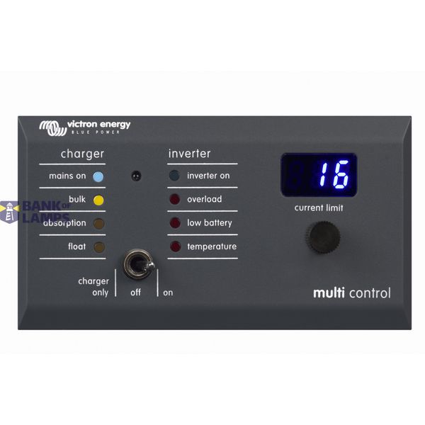 Victron Energy Control Panels Digital Multi Control 200/200A GX-Right Angle RJ45 image 1