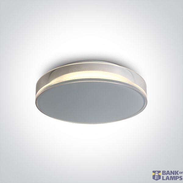 WHITE 12W WW IP65 230V DARK LIGHT image 1