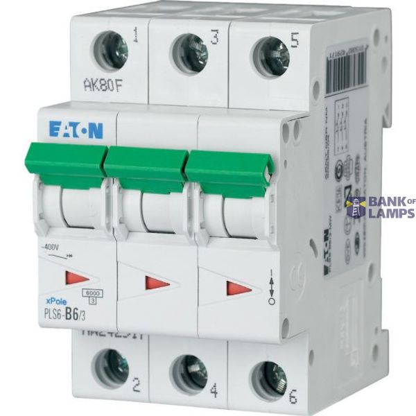 PLS6-C6/3-GV Eaton Moeller series xPole - PLS6/M MCB image 1