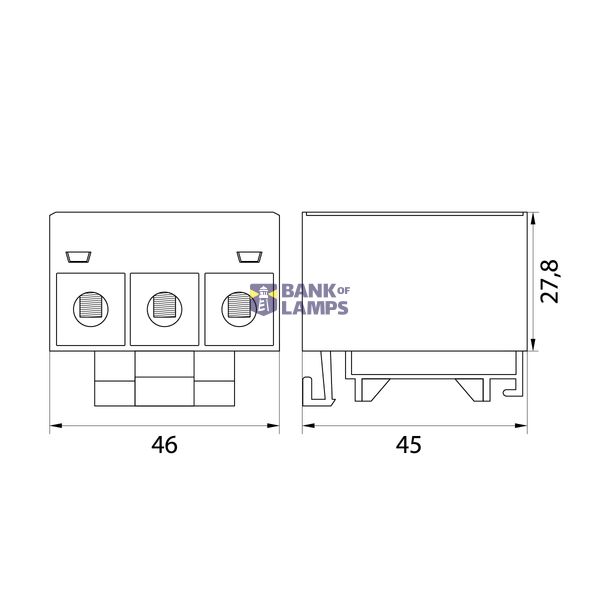 WLZ35/3x35/z pass-through connector image 2