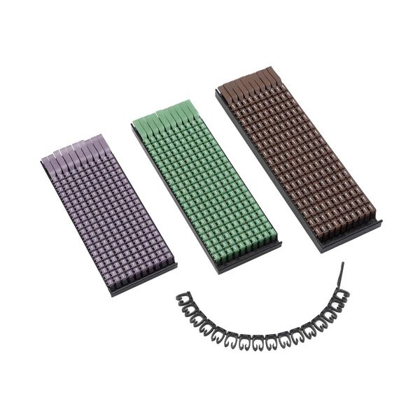 Manual numbering, purple color, 1,5-2,5mm2, symbol ( 7 ) image 1