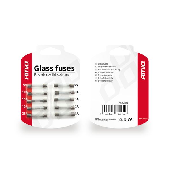 Glass fuses 10 pcs image 1