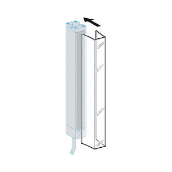 Lexan protective covers for transmitter-receiver pair - 470 mm image 1