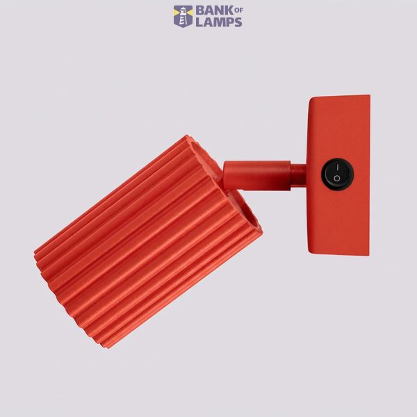 Wall lamp KARBON red with a switch image 6