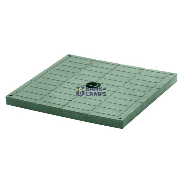 CLOSED COVER - GREEN-  FOR RECTANGUAL ACCES CHAMBER 360X260X320 image 1