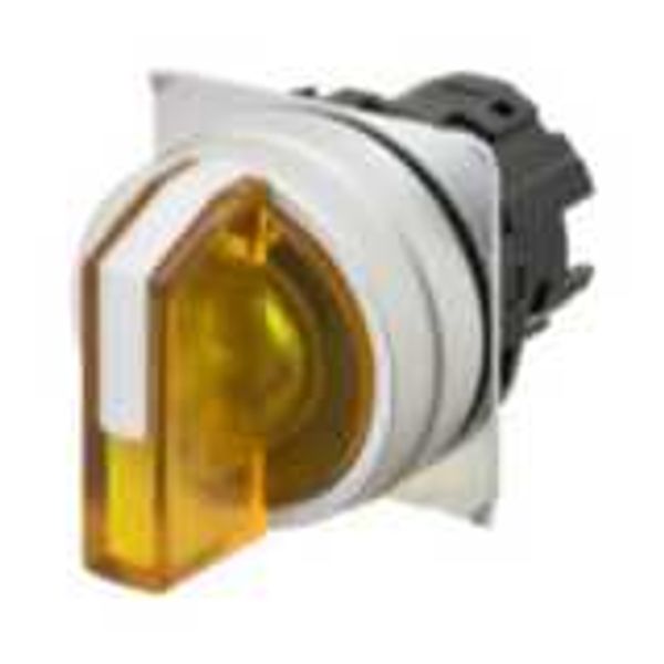 Selector A22NZ Ã˜22, 3 position, Lighted, bezel brushed M, AUTO RESET O A2270537D image 4