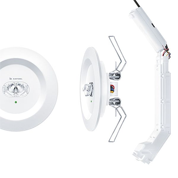 RESCLITE PRO MRWR ESCW E8D WH - Safety luminaire image 1