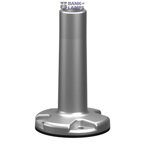 Plastic Fixing Plate with Pole in silver image 1
