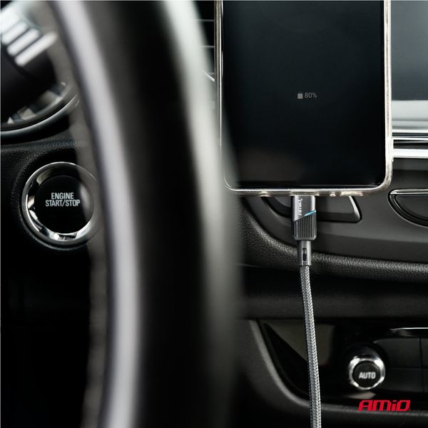 USB to USB-C cable 3A 100cm FullLINK AMIO-03923 image 1