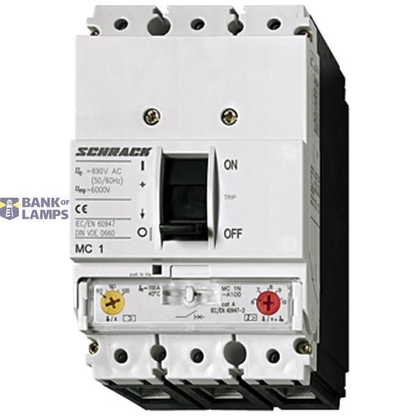 Moulded Case Circuit Breaker Type M, 3-pole, 50kA, 40A image 1