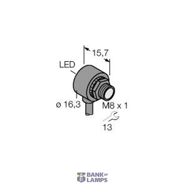 Photoelectric Sensor Diffuse Mode Sensor   T8RP6D100 W/30 image 2
