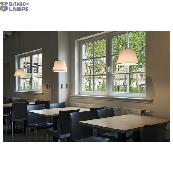 FENDA, lamp shade, conical, white, /H 30/20 cm image 4