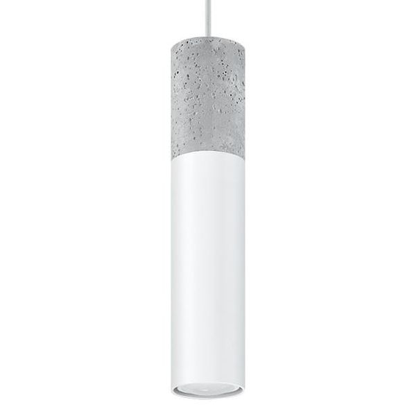 Hanging lamp BORGIO 1 white GU10 1x40W IP20 image 1