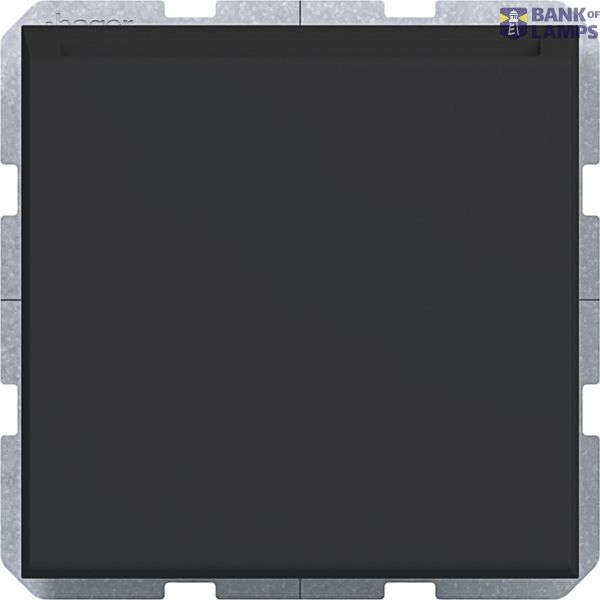 Electronic switch for hotel card, A.x/C.x, matte night black image 1