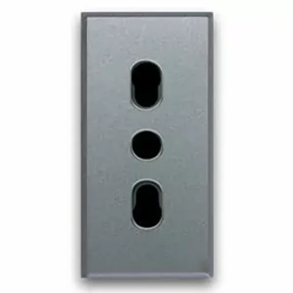 2P+E 10/16A ITA.STD SOCKET ALLUM.1M image 1