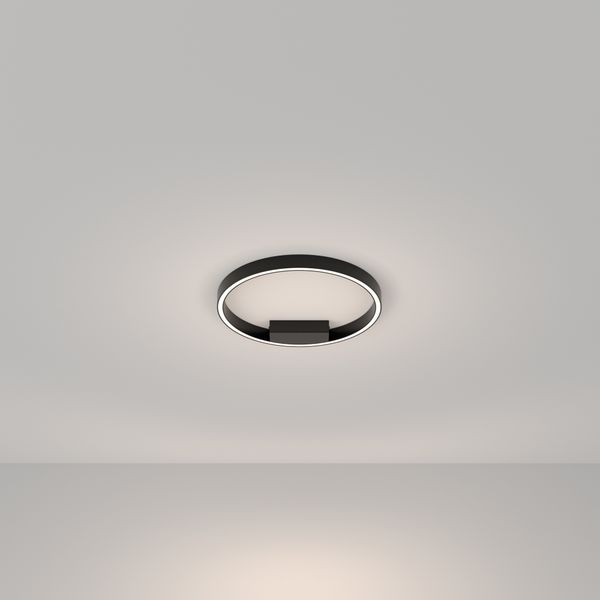 Modern Rim Ceiling lamp Black image 1