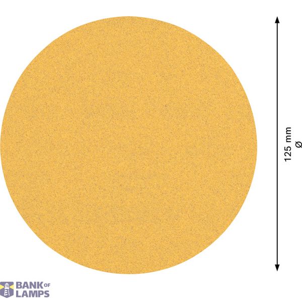 EXPERT C47 Sandpaper with no holes for Angle Grinders and Drills 125 mm, G 1 5-pc image 2