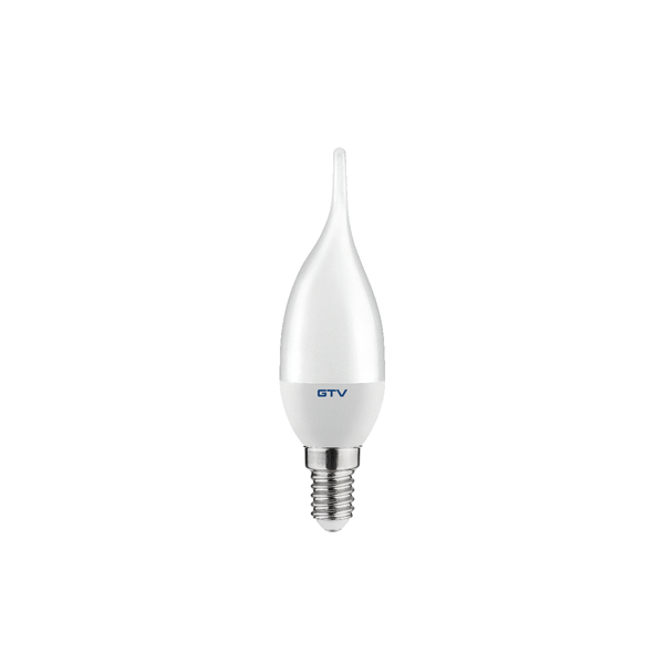LED bulb, C30L, SMD 2835, 4000K, E14, 6W, AC220-240V, beam angle 160°, 470 lm, 52 mA image 1