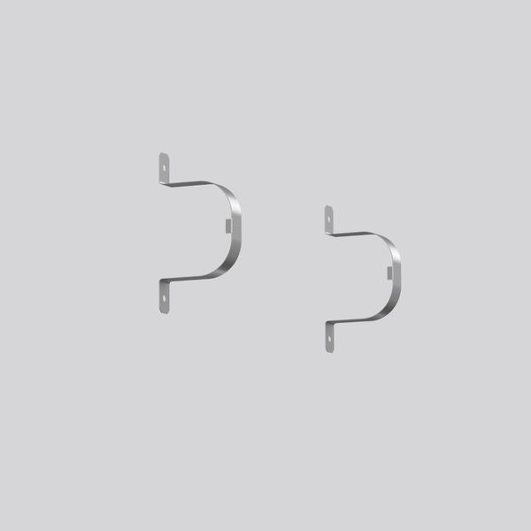 Wall mounting L 115 B 13 H 62 colour: inox image 2