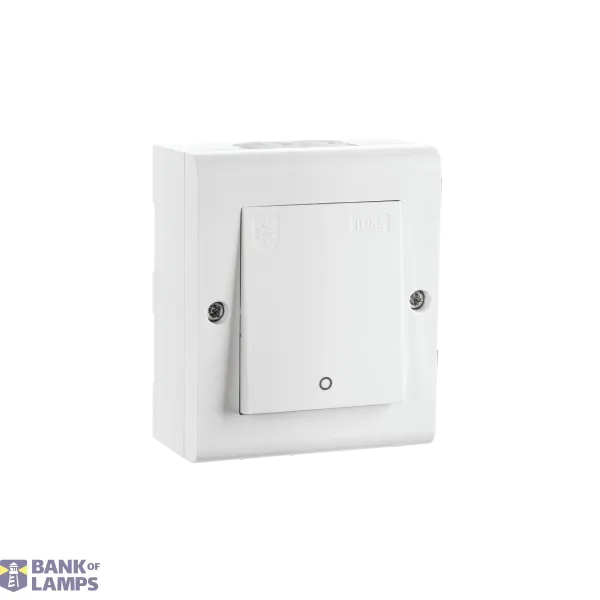 SWITCH SURFACE MOUNTED IP55 WHITE 6-PACK image 1