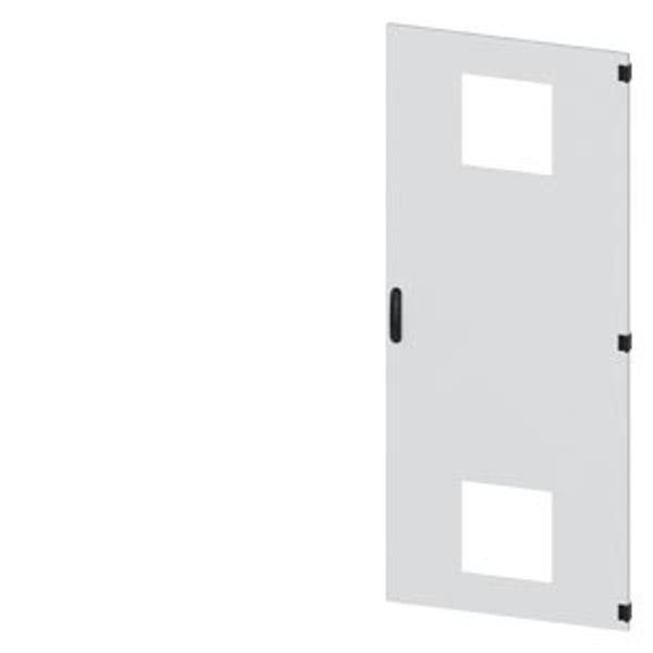 SIVACON, door, right, with cutout for filter fan, with ventilation openings image 1