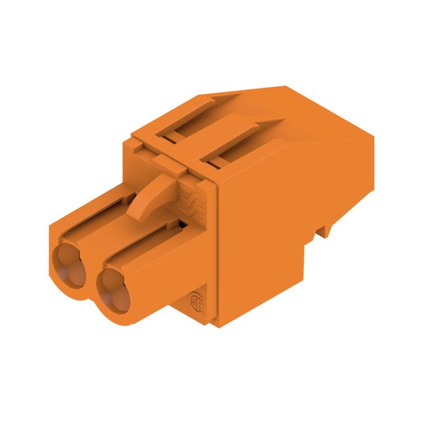 PCB plug-in connector, female plug, 5.00 mm, Number of poles: 2, 270°, Clamping yoke connection, Clamping range, max. : 4 mm², Box image 2