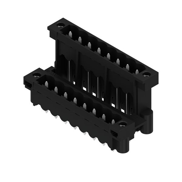 PCB plug-in connector, male header, Flange / Solder flange, THT/THR solder connection, 5.08 mm, Number of poles: 16, 180°, Solder pin length (l): 3.2 mm, tinned, black, Box image 2