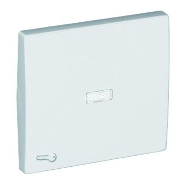 ROCK F/LIGHT SWITCH/PUSH-BUT W/LOCK SYMB WHIT image 1
