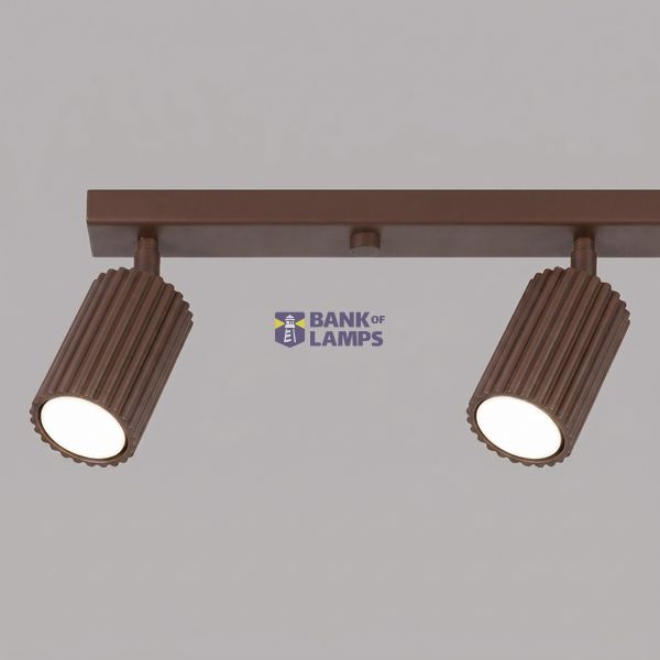 Ceiling lamp KARBON 4L brown image 6