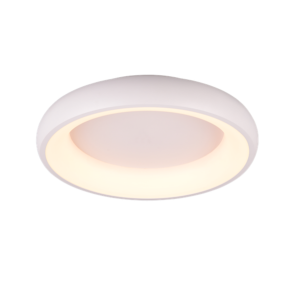 Cardona LED ceiling lamp 47 cm matt white image 1