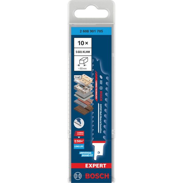 Saw Blade Set RBE S681KLHM 10PC image 2