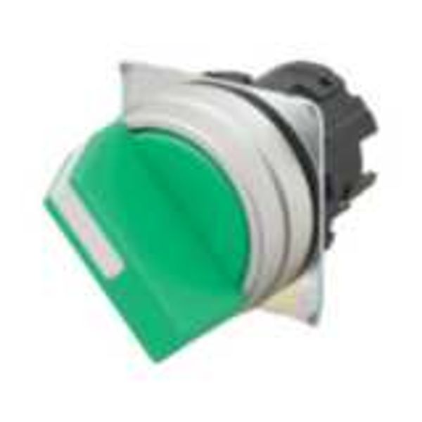 Selector A22NZ Ã˜22, 2 position, NON-Lighted, bezel brushed metal, AUTO A2270434C image 1