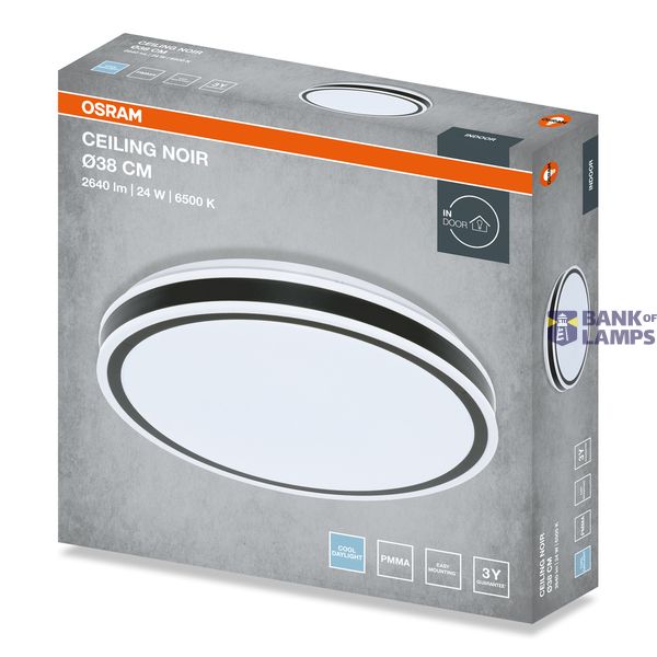 CEILING NOIR RD 24W 865 IP20 BK OSRAM image 2