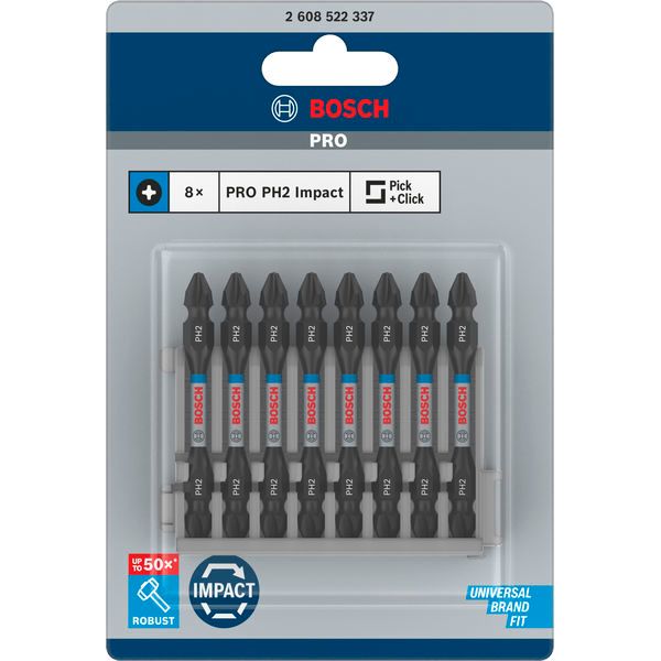 Impact Control Screwdriver Bit pack, 8-piece image 1