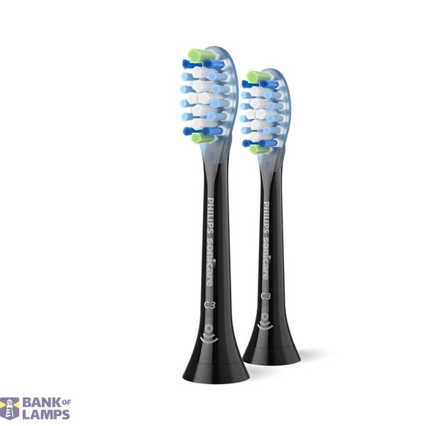 Philips | Replacement brush heads | HX9042/88 Sonicare Premium Plaque Defence | Heads | For adults | Number of brush heads included 2 | Black image 1