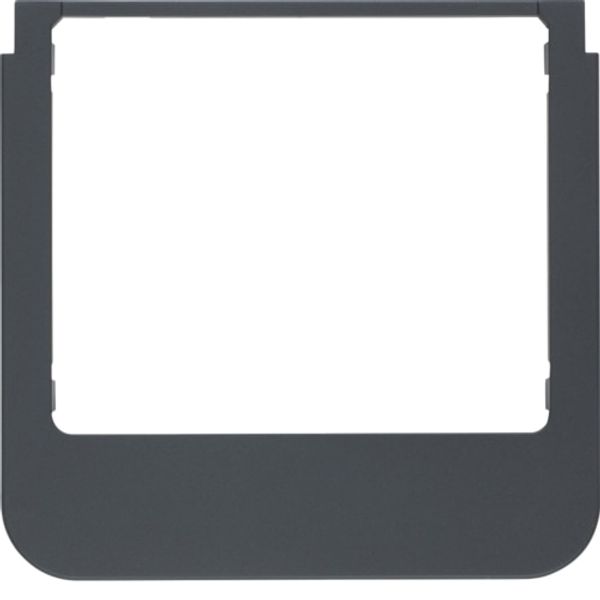 Design frame for KNX Touch Control 3.5", round edges, anthracite, matt image 1