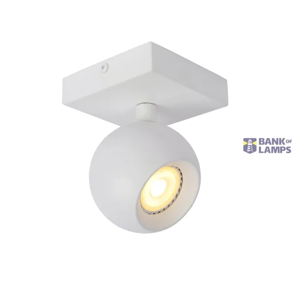 Lucide FAVORI - Ceiling spotlight - 1xGU10 - White image 1