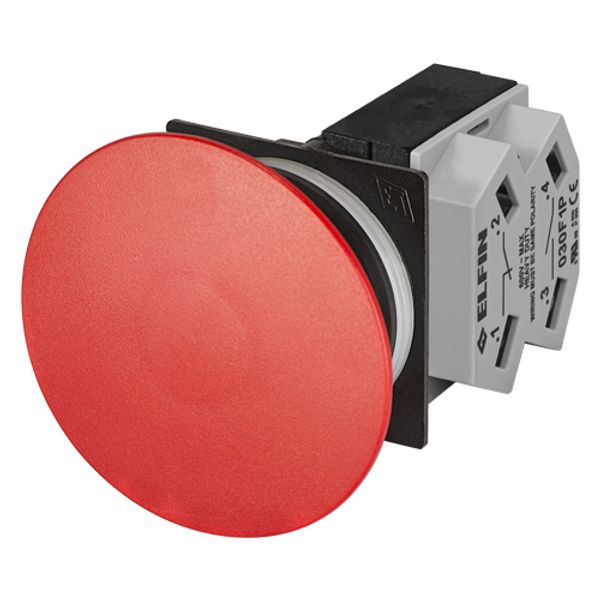 Mushroom push-button Ø 60, momentary, red, N.O.+N.C. image 1