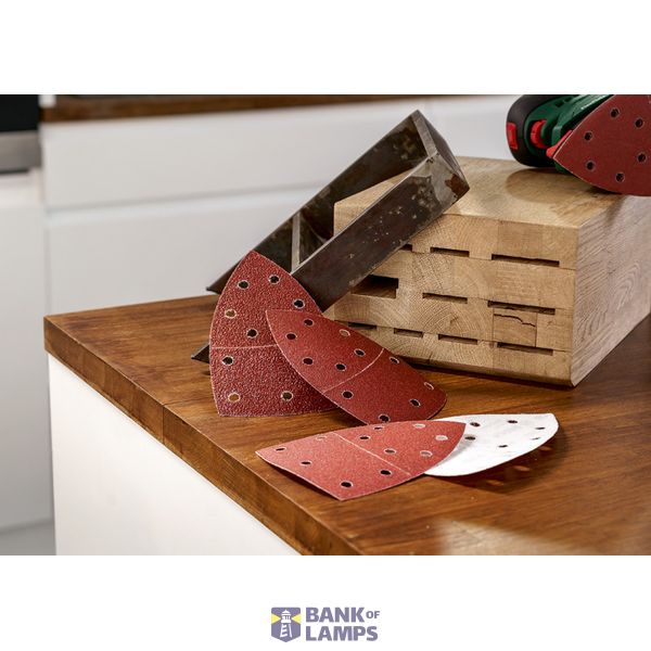 25-piece sanding sheet set for multi-sanders, grit 40, 80, 120, 180 G= 40, 80, 120, 180 image 3