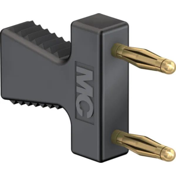 Jumper, pitch 12 mm, 70 V, 10 A, gold-plated, black, 63.9354-21 image 1