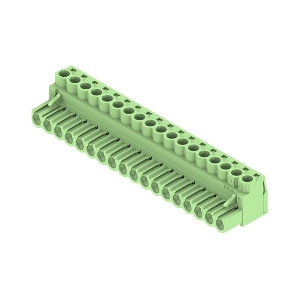 PCB plug-in connector, female plug, 5.08 mm, Number of poles: 18, 180°, Clamping yoke connection, Clamping range, max. : 4 mm², Box image 3