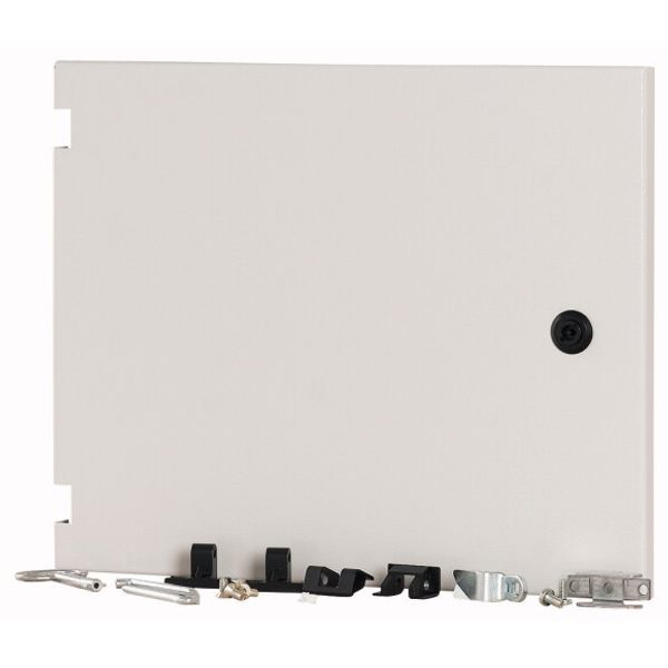 XTSZDSQC-H350W425 Section wide door, closed, HxW=350x425mm, IP55, grey image 1