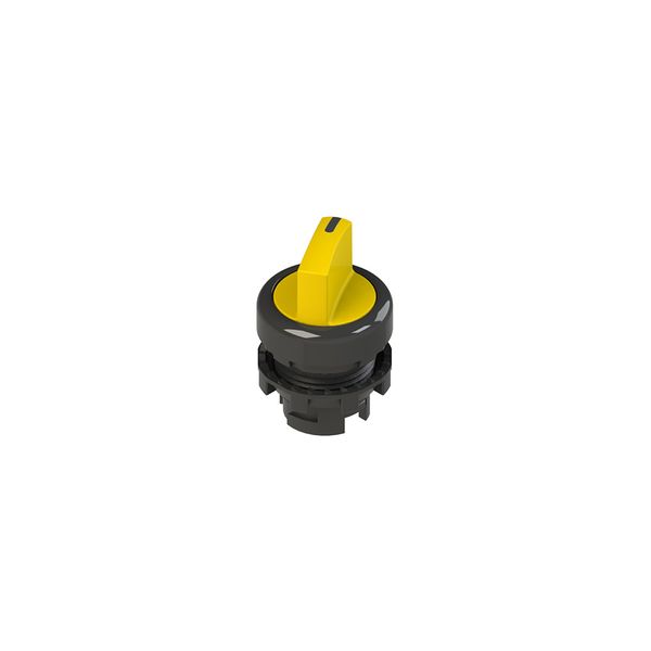 Illuminated short handle selector, 2 positions yellow with marking image 2