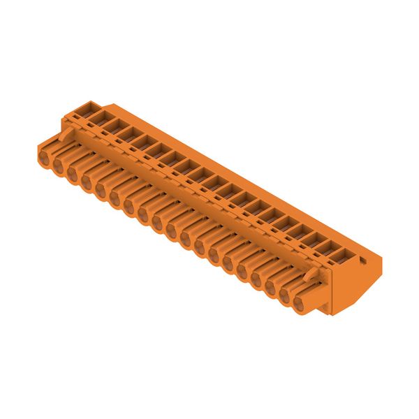 PCB plug-in connector, female plug, 5.00 mm, Number of poles: 19, 90°, Clamping yoke connection, Clamping range, max. : 4 mm², Box image 4
