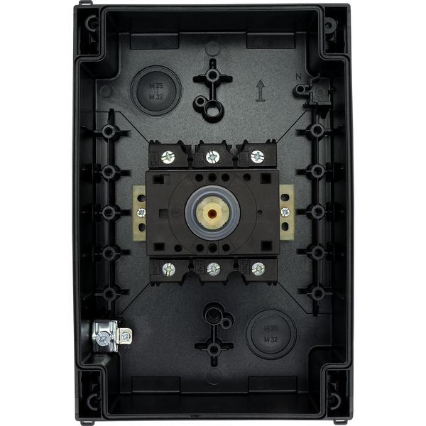 P3-63/I4/SVB-SW Main switch, P3, 63 A, surface mounting, 3 pole, STOP function, With black rotary handle and locking ring, Lockable in the 0 (Off) position image 54