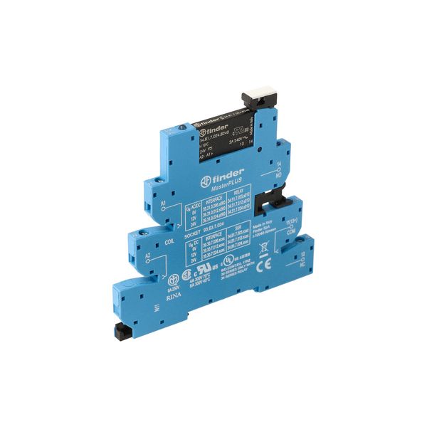 Rel. interface SSR MasterPLUS screw In.24VDC/SEN/1NO 2A/230VAC (39.30.7.024.8240) image 5