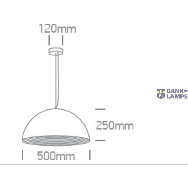 BLACK E27 20W BRASS REFLECTOR image 2