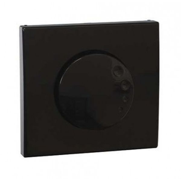 COV PLAT F/DIMMER/TWO-WAY SWITCH BLACK image 1