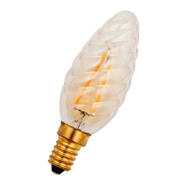 LED Fil C35 Twisted E14 DIM 4W (25W) 250lm 922 Gold image 1