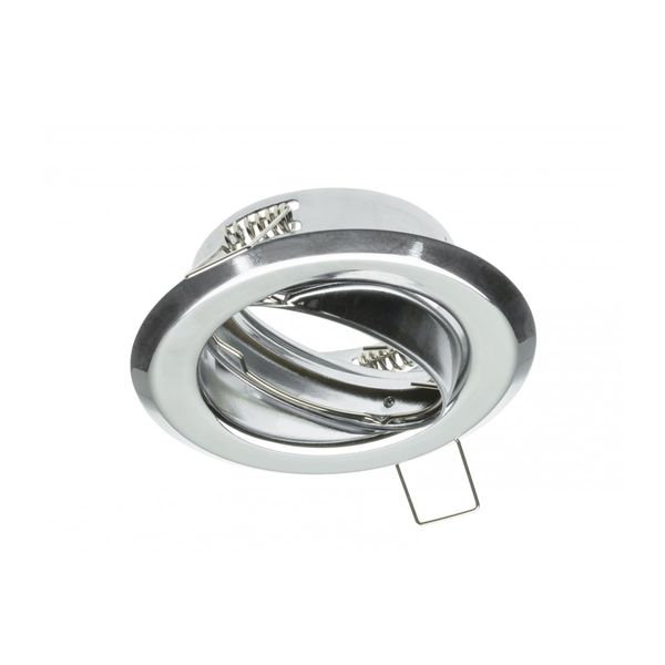 Spot luminaire housing PARMA III with adjustment, IP20, round, chrome image 1